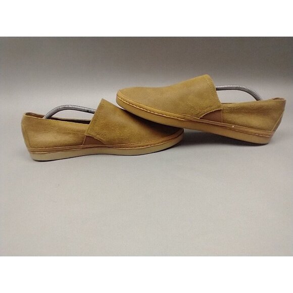 UGG Australia Reefton Slip On Shoes Mens 11 Leather Tan Vibram Soles Loafers - Picture 3 of 11